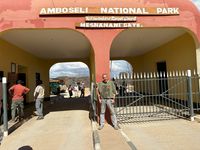 Einfahrt zum Amboseli Nationalpark